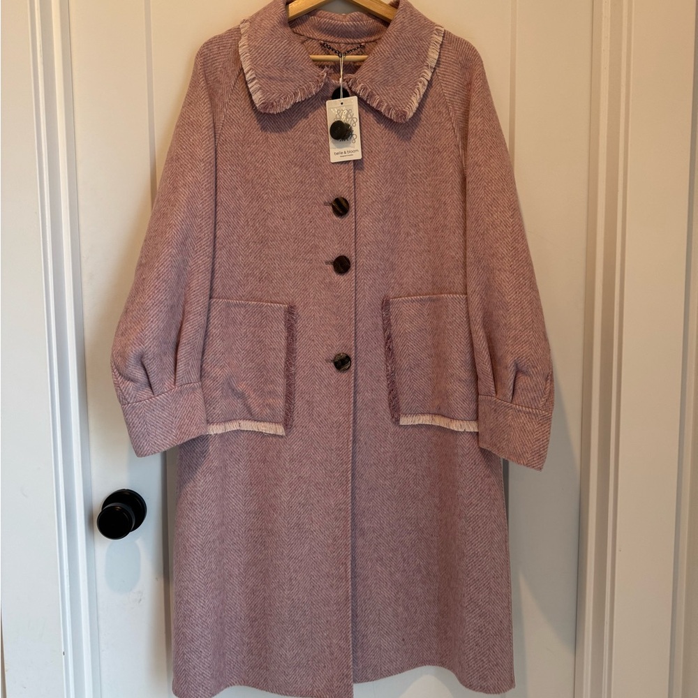 NWT Belle & Bloom Wool Coat - Picture 2 of 6